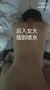 （原创）后入美臀反差母狗插几下就想喷水